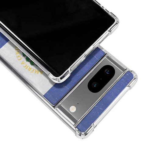El Salvador Flag Distressed Google Pixel 8 Clear Case
